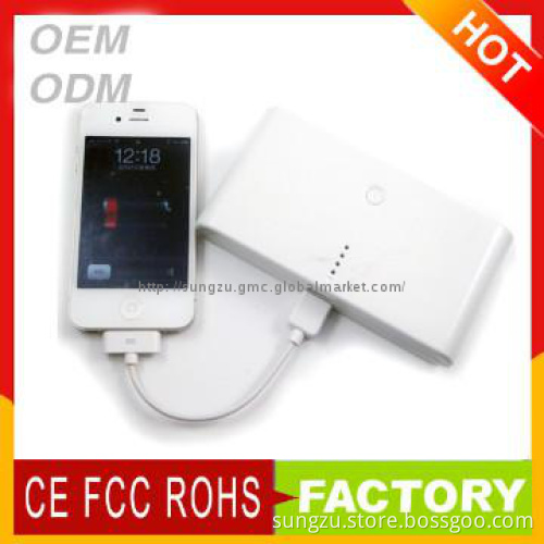 Dual usb external mobile power bank portable battery charger